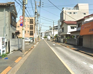 【前面道路含む現地写真】 | 大田区萩中2丁目新築一戸建て5480万円前面道路1