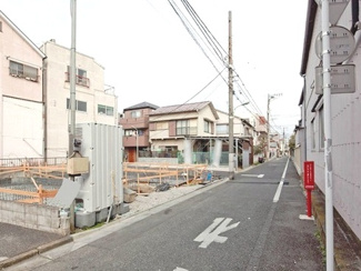 【前面道路含む現地写真】 | 大田区大森東4丁目新築一戸建て4780万円前面道路