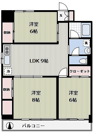 マンションブエナティエラの間取り