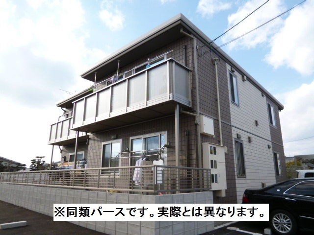 倉敷市茶屋町のアパートの外観