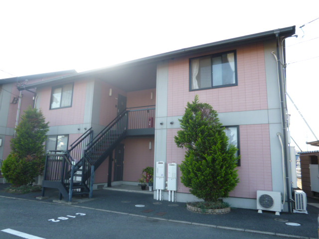 倉敷市大島のアパートの外観