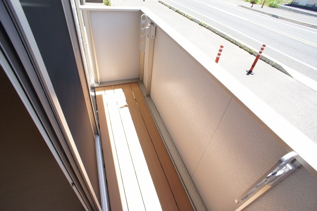 ソラージュＡのバルコニー