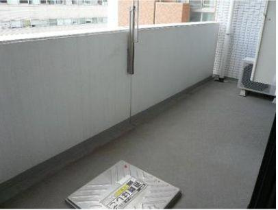 スカール桜城のバルコニー