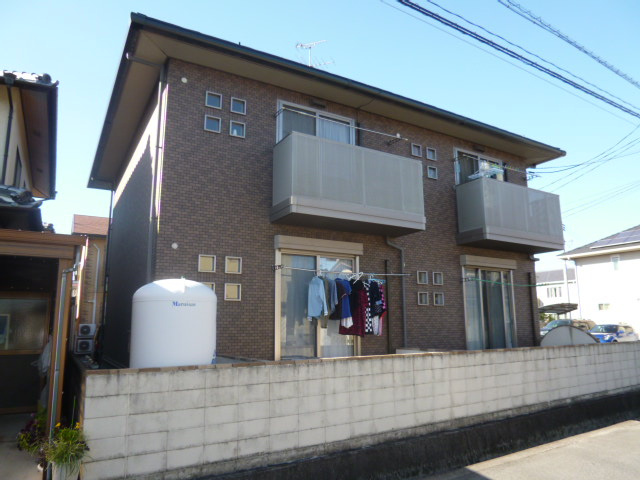 倉敷市水江のアパートの外観