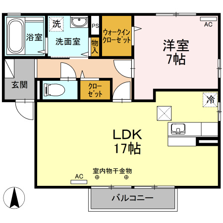 カレントの間取り