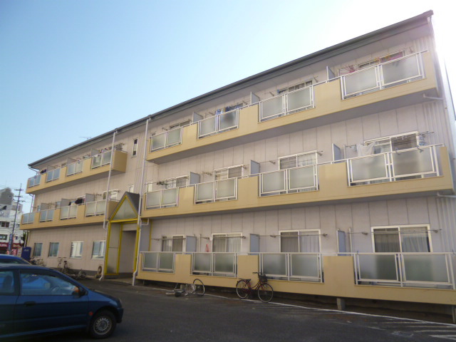 倉敷市松島の賃貸マンションの外観