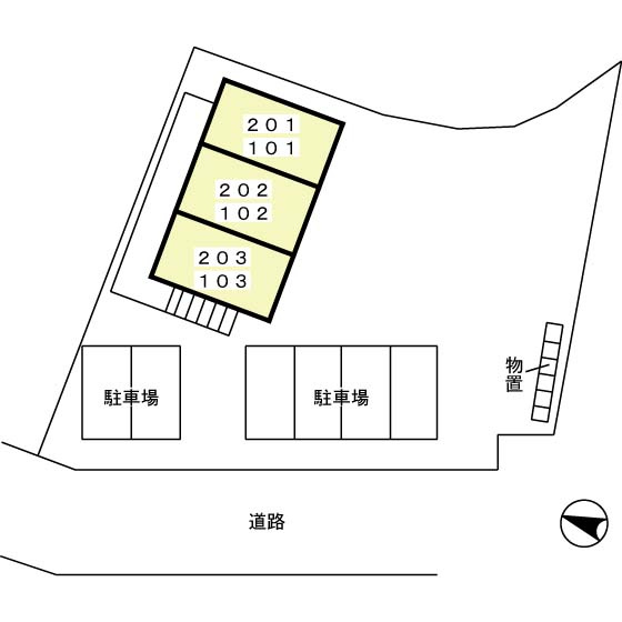 ソリアードUの区画図