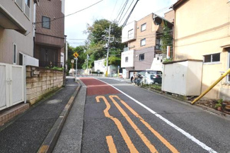 【前面道路含む現地写真】 | 品川区西大井5丁目売地4280万円前面道路1
