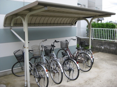 【外観】 | エスポワール | 駐輪スペース