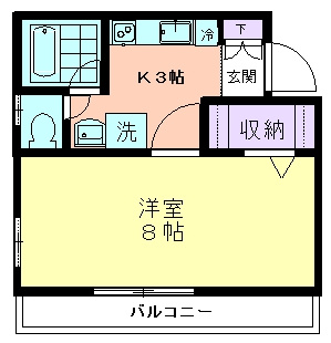 ラウムＦ・Ｋの間取り