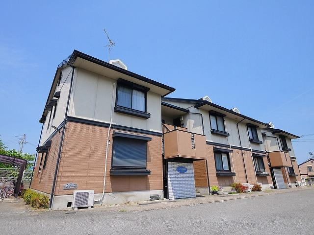 アゼリオ学園前A棟の外観|外観は落ち着いています