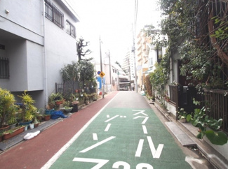 【前面道路含む現地写真】 | 品川区東五反田5丁目売地7480万円前面道路1