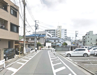 【前面道路含む現地写真】 | 大田区多摩川2丁目売地4980万円前面道路1