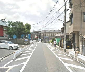 【前面道路含む現地写真】 | 大田区多摩川2丁目売地4980万円前面道路2