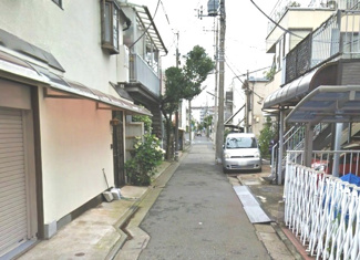 【前面道路含む現地写真】 | 大田区多摩川2丁目売地4980万円前面道路3