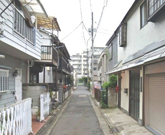 【前面道路含む現地写真】 | 大田区多摩川2丁目売地4980万円前面道路4