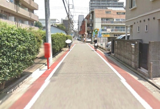 【前面道路含む現地写真】 | 品川区南大井4丁目売地5380万円前面道路1