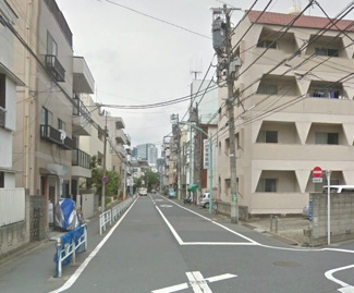 【前面道路含む現地写真】 | 渋谷区本町5丁目新築一戸建て5980万円前面道路2