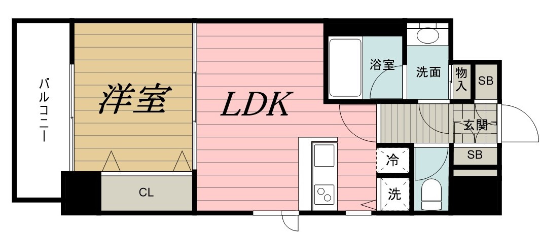 ＫＤＸ千葉中央レジデンスの間取り