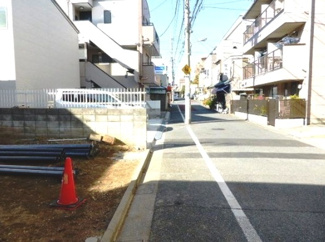 【前面道路含む現地写真】 | 大田区東馬込1丁目新築一戸建て5380万円前面道路