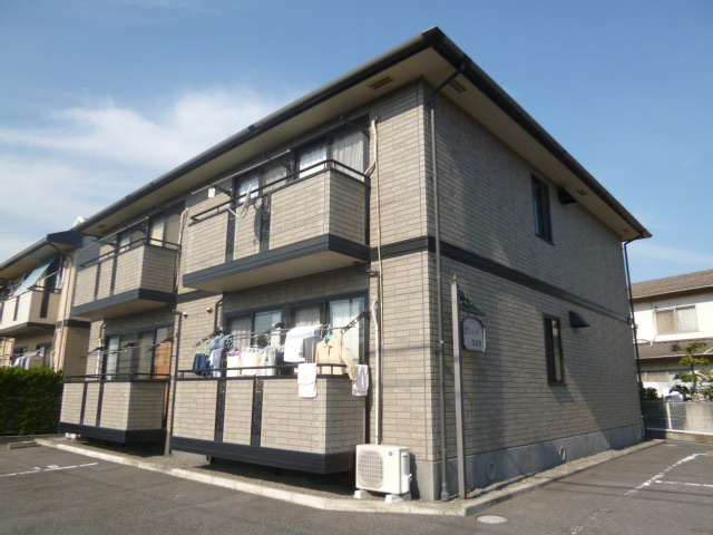 倉敷市日吉町のアパートの外観