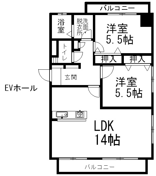 ゴードンの間取り