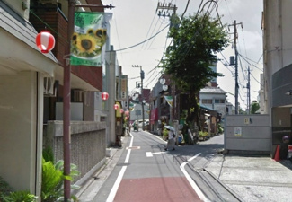【前面道路含む現地写真】 | 世田谷区北沢5丁目売地2480万円前面道路2