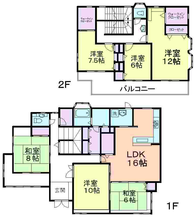 中村邸恩多町貸家の間取り