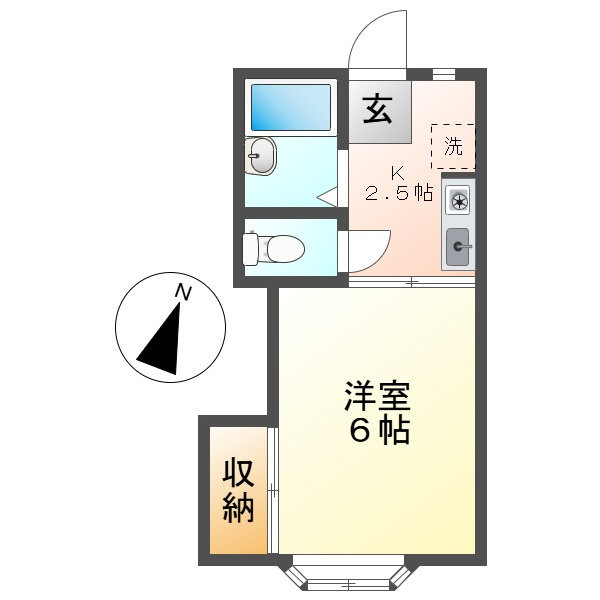 ロマーナ中庄の間取り