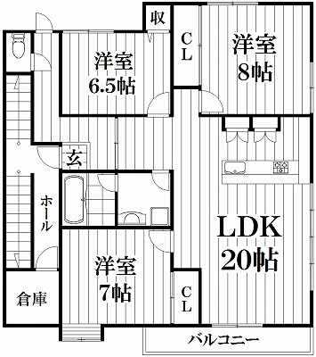【間取り】 | 御供田２丁目マンション