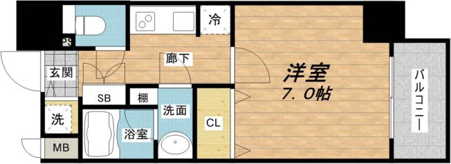 【間取り】 | クレビオス天満橋