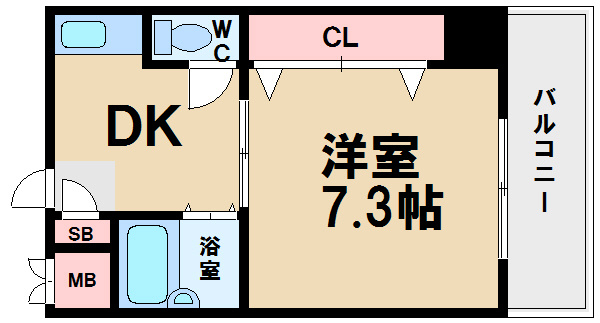 【間取り】 | メロディーハイム美章園