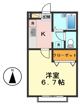 リリックコート新小岩の間取り
