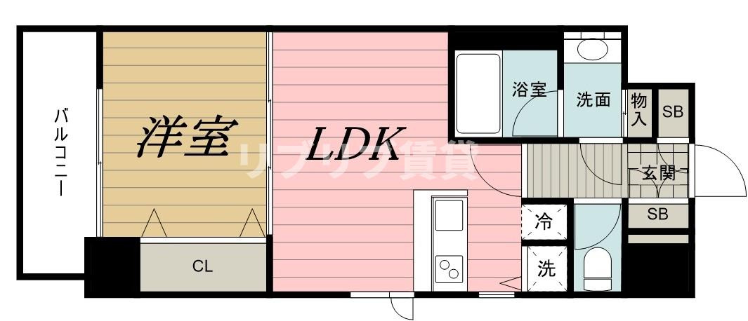 ＫＤＸ千葉中央レジデンスの間取り