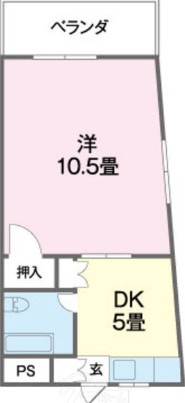 コーポフレンディーⅠの間取り