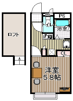 【間取り】 | レオパレス水堂