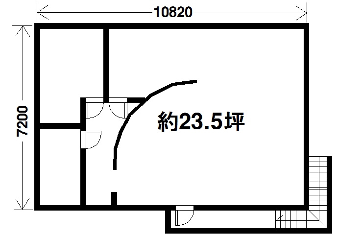 川原城テナントの間取り