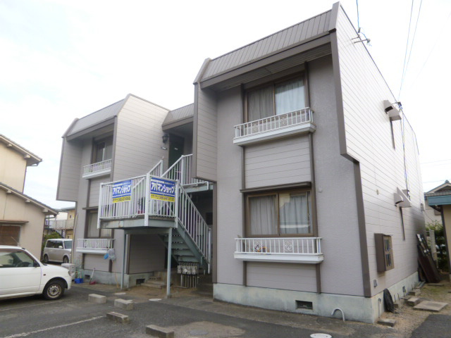 倉敷市堀南のアパートの外観