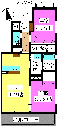 レジデンス・グリンダの間取り