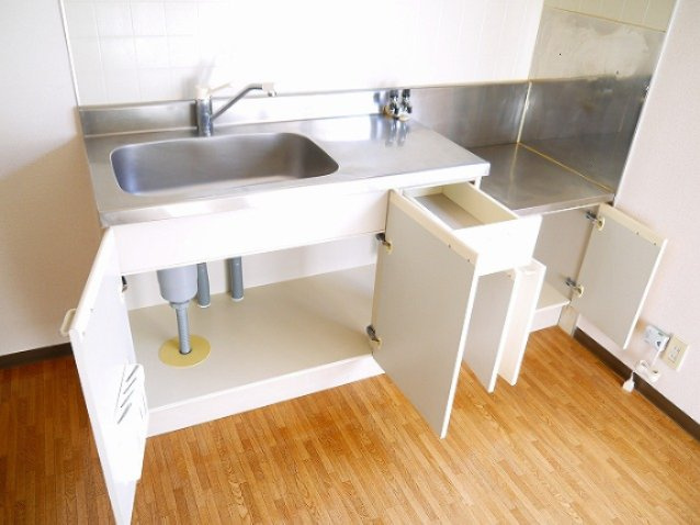 阪和阪手ドミールＡのキッチン|キッチンです