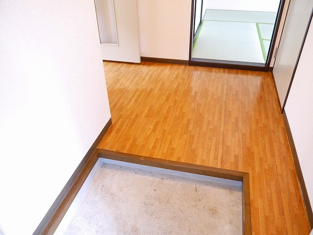 阪和阪手ドミールA棟の玄関|きれいな玄関です
