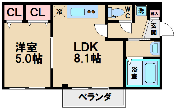 【間取り】 | ワイズコート杭全