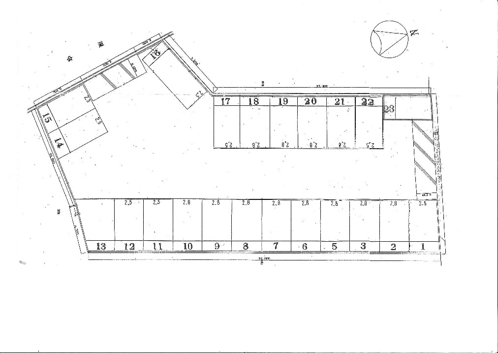 潮江4丁目2番青空ガレージ【管理番号31】の区画図