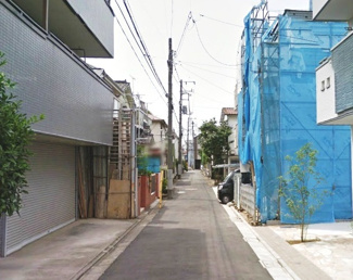 【前面道路含む現地写真】 | 大田区西蒲田2丁目売地4980万円前面道路2