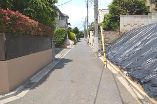 【前面道路含む現地写真】 | 大田区田園調布2丁目売地9480万円前面道路1