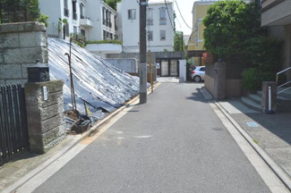 【前面道路含む現地写真】 | 大田区田園調布2丁目売地9480万円前面道路2