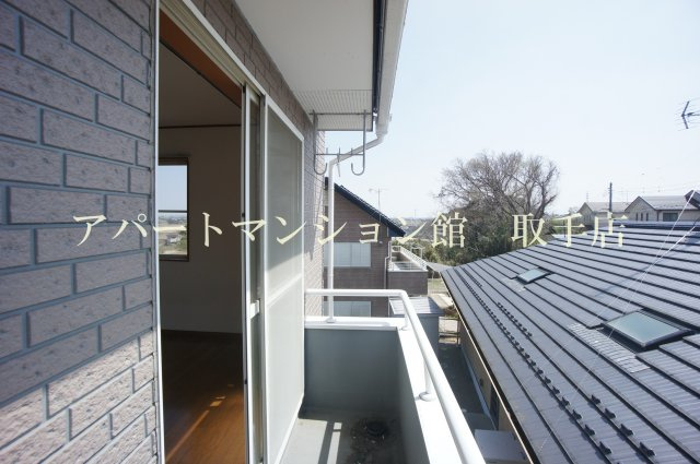 エルシオンヒルズのバルコニー