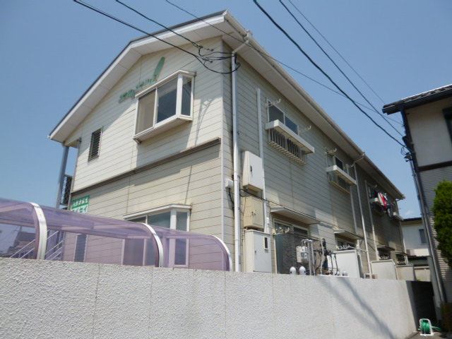 総社市中央１丁目のアパートの外観