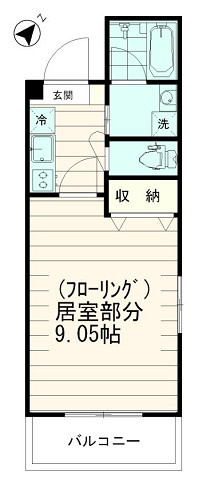 リトルグローブの間取り|人気のバストイレ別【リトルグローブ】