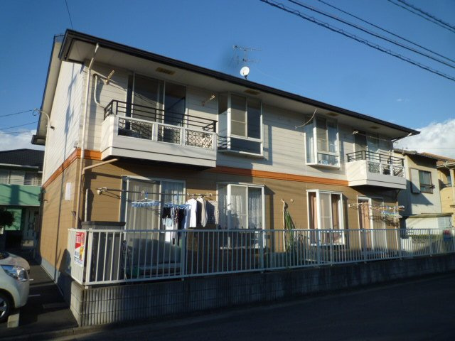 倉敷市福井のアパートの外観